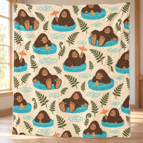 Bigfoot’s Pocket Splash Quilt Blanket