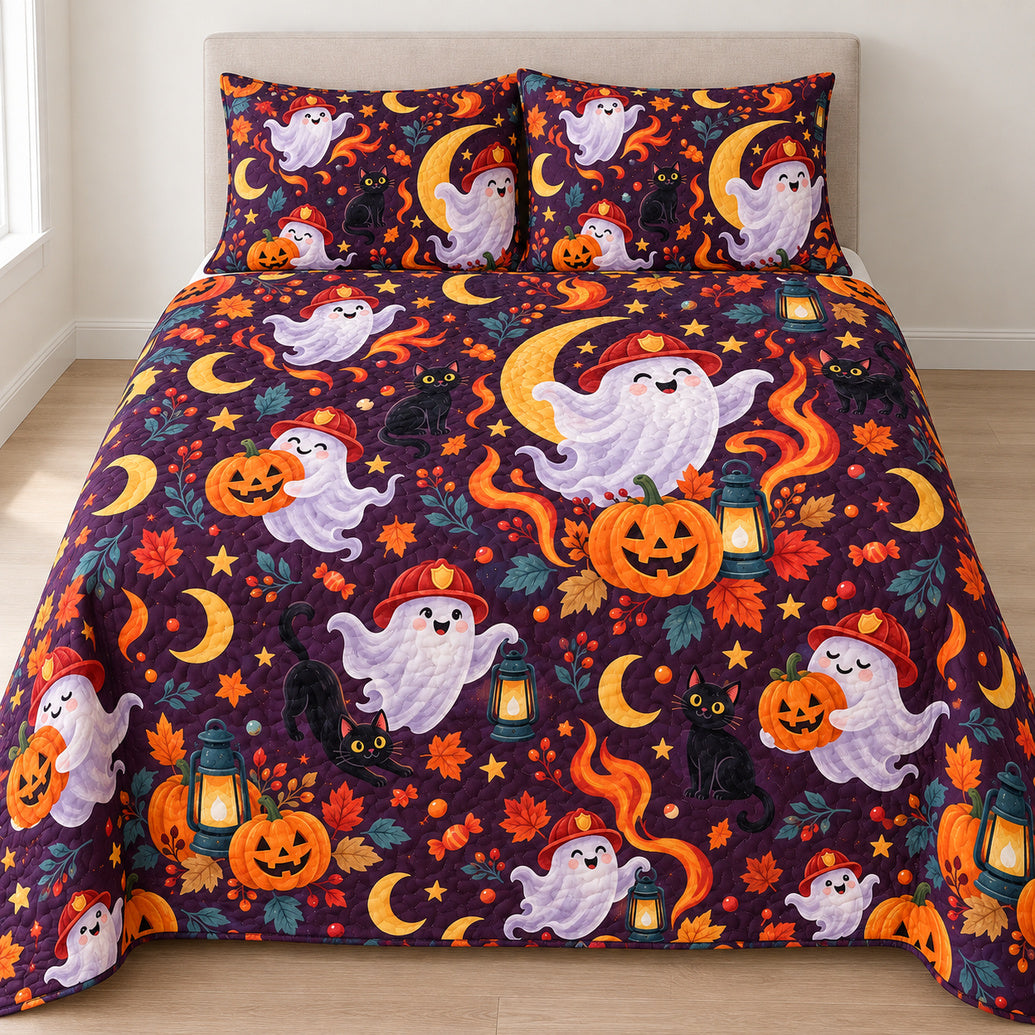Pumpkin Patrol Pals Bedding Set