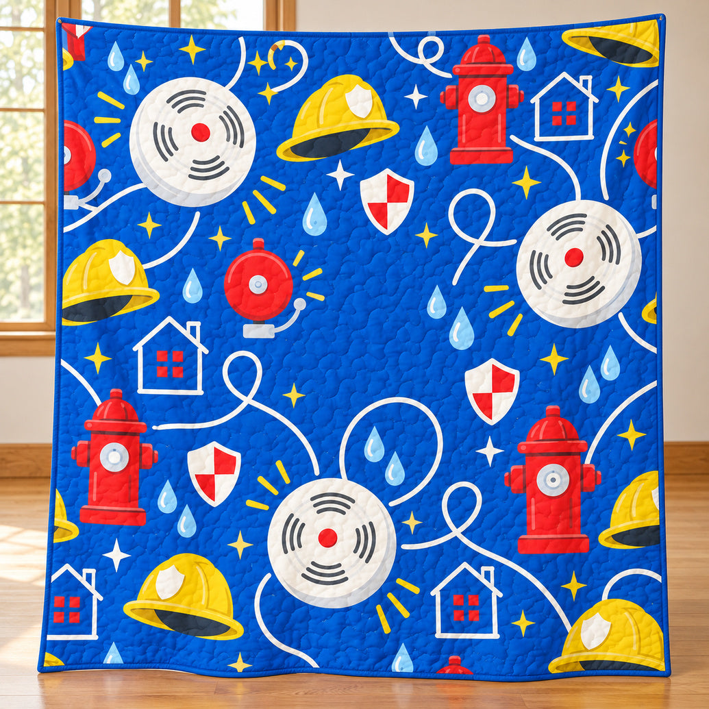 Homeward Signal Blooms Quilt Blanket