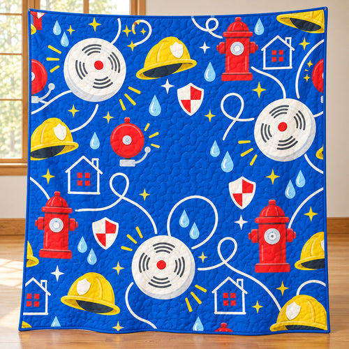 Homeward Signal Blooms Quilt Blanket