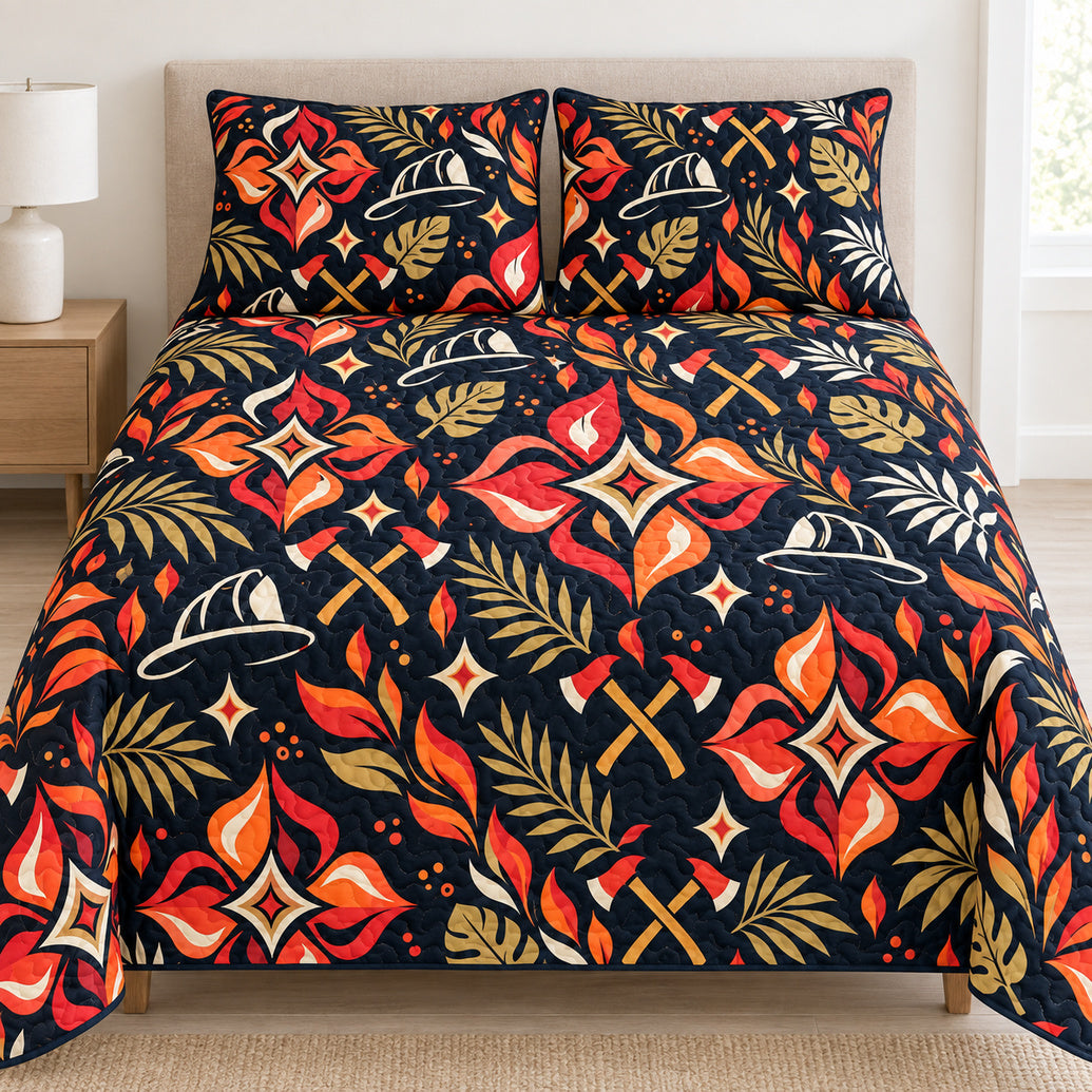 Ember Four-Point Signal Bedding Set
