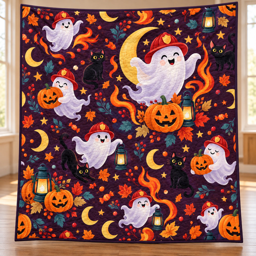 Pumpkin Patrol Pals Quilt Blanket