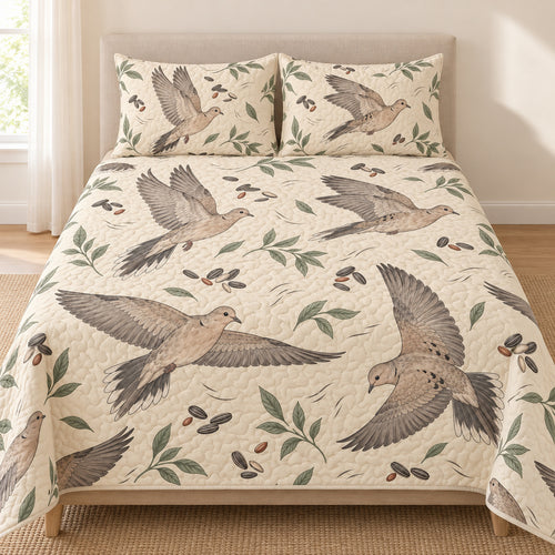 Dove Flight Field Notes Bedding Set