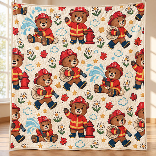 Honey Bear Hose Parade Quilt Blanket
