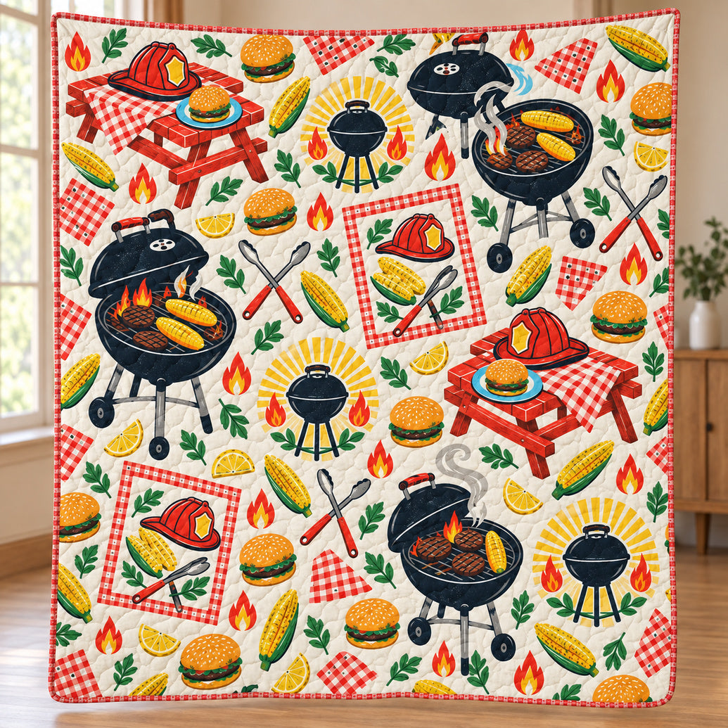 Stationyard Grill Social Quilt Blanket