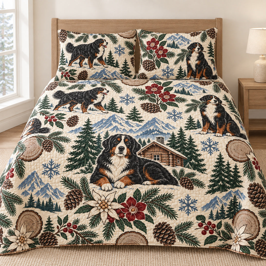 Bernese Fir-Lodge Reverie Bedding Set