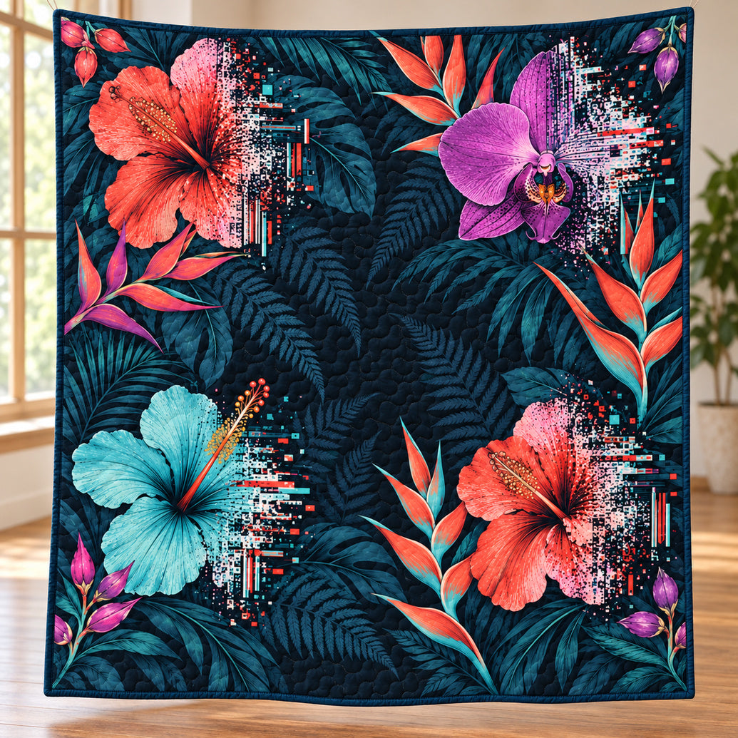 Signal Garden After Dark Quilt Blanket