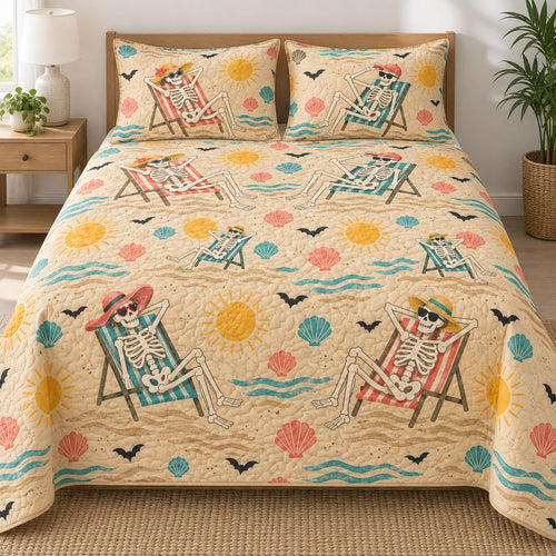 Bare Bones Beach Day Bedding Set