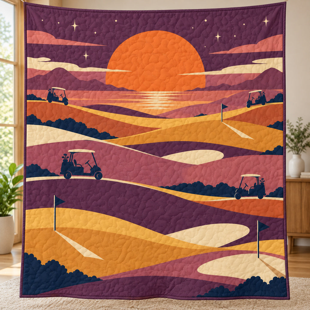 Dusk Cart Horizon Quilt Blanket