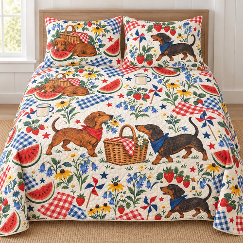 Roadside Picnic Longdogs Bedding Set