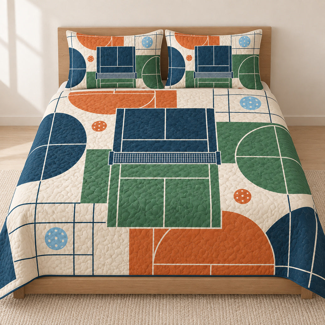 Quiet Court Mosaic Bedding Set