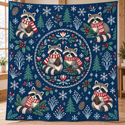 Snowcap Pinecone Prowlers Quilt Blanket