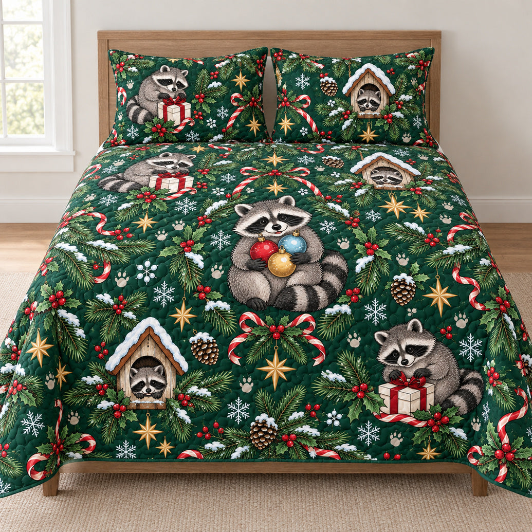 Ornament Heist Holiday Bedding Set