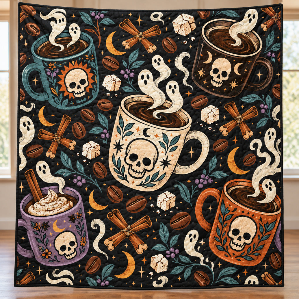 Graveyard Shift Roast Quilt Blanket