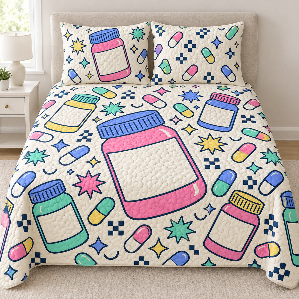 Pastel Pharmacy Pop Bedding Set