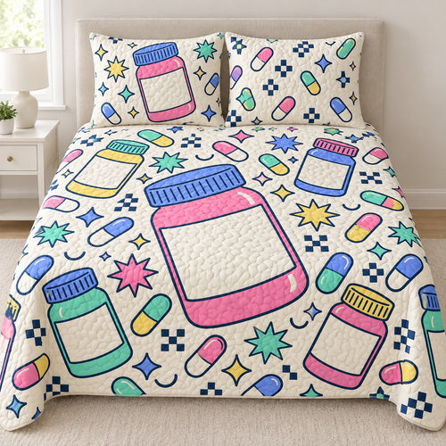 Pastel Pharmacy Pop Bedding Set