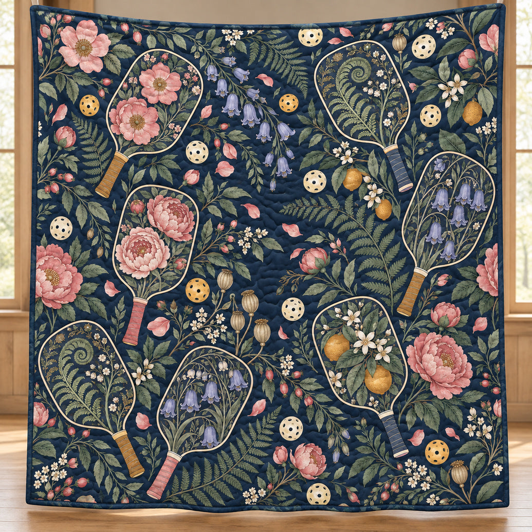 Botanical Paddle Conservatory Quilt Blanket