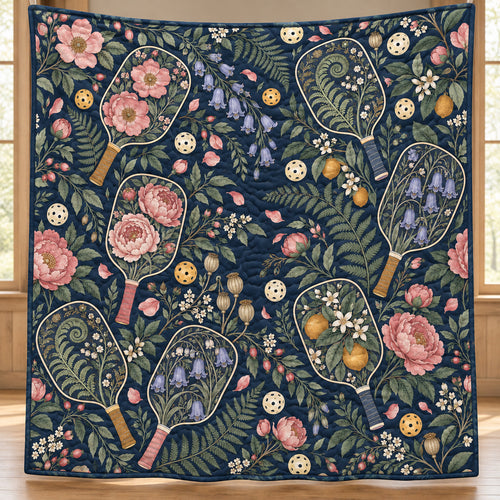 Botanical Paddle Conservatory Quilt Blanket