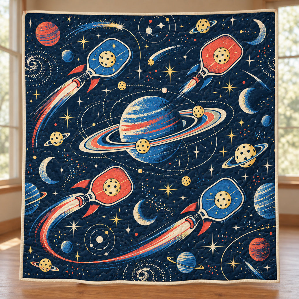 Orbital Dink Odyssey Quilt Blanket