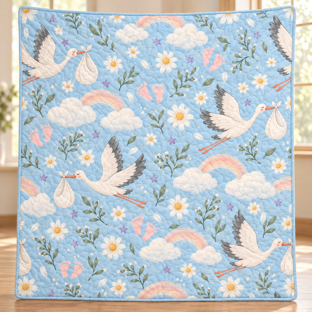 Little Steps Sky Garden Quilt Blanket