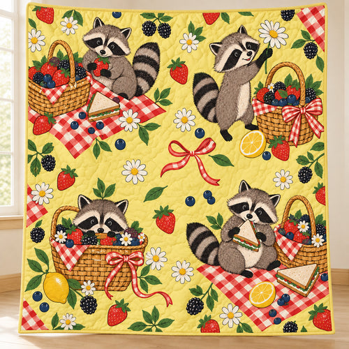 Berry Basket Bandits Quilt Blanket