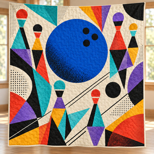 Prism Pin Rhythm Quilt Blanket