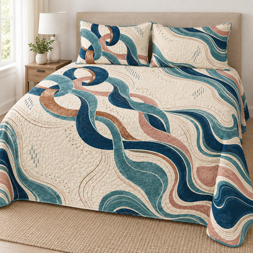 Liquid Link Topography Bedding Set