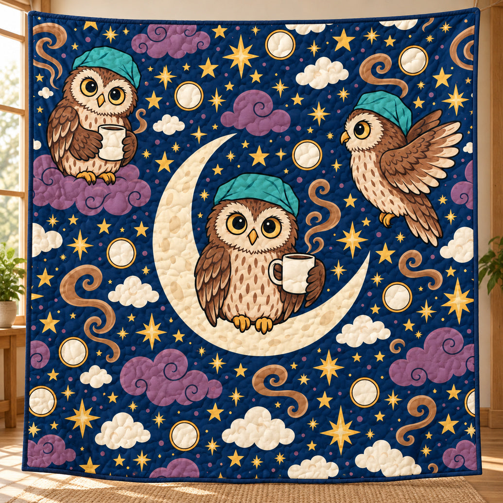 Owl Be Up All Night Quilt Blanket