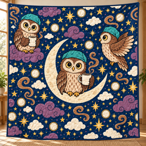 Owl Be Up All Night Quilt Blanket