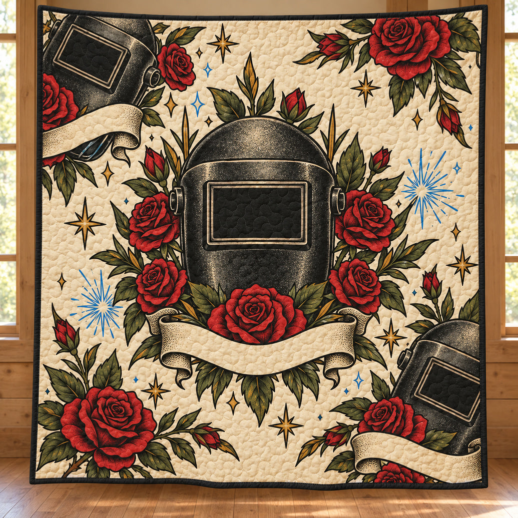 Rosehelm Foundry Flash Quilt Blanket