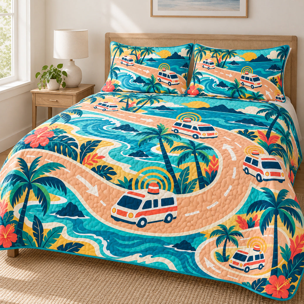 Lagoon Rescue Route Bedding Set