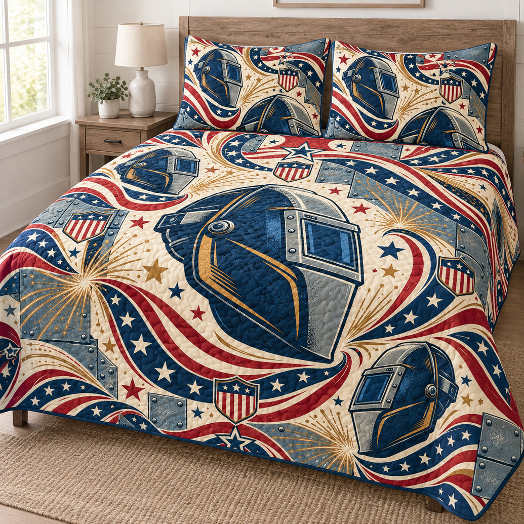Steelwork Star Banner Bedding Set