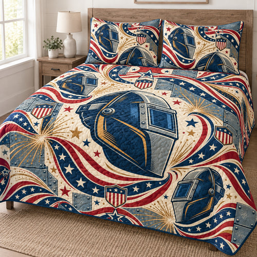 Steelwork Star Banner Bedding Set