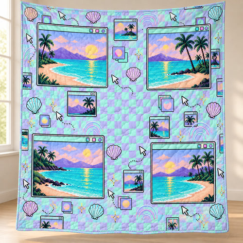 Browser Beach Memory Quilt Blanket