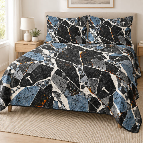 Ember Fracture Atlas Bedding Set