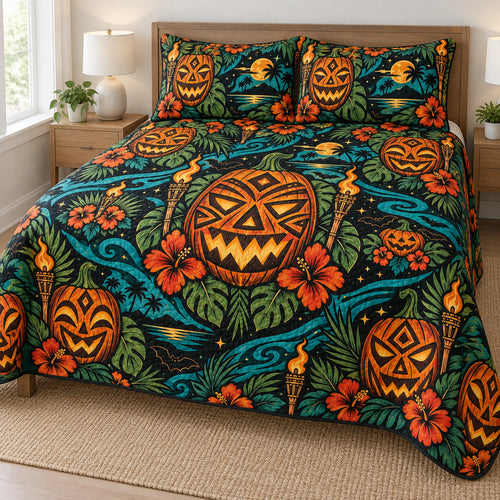 Tiki Lantern Harvest Bedding Set