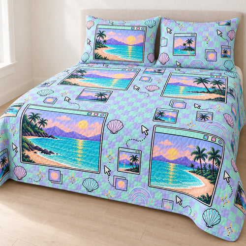 Browser Beach Memory Bedding Set