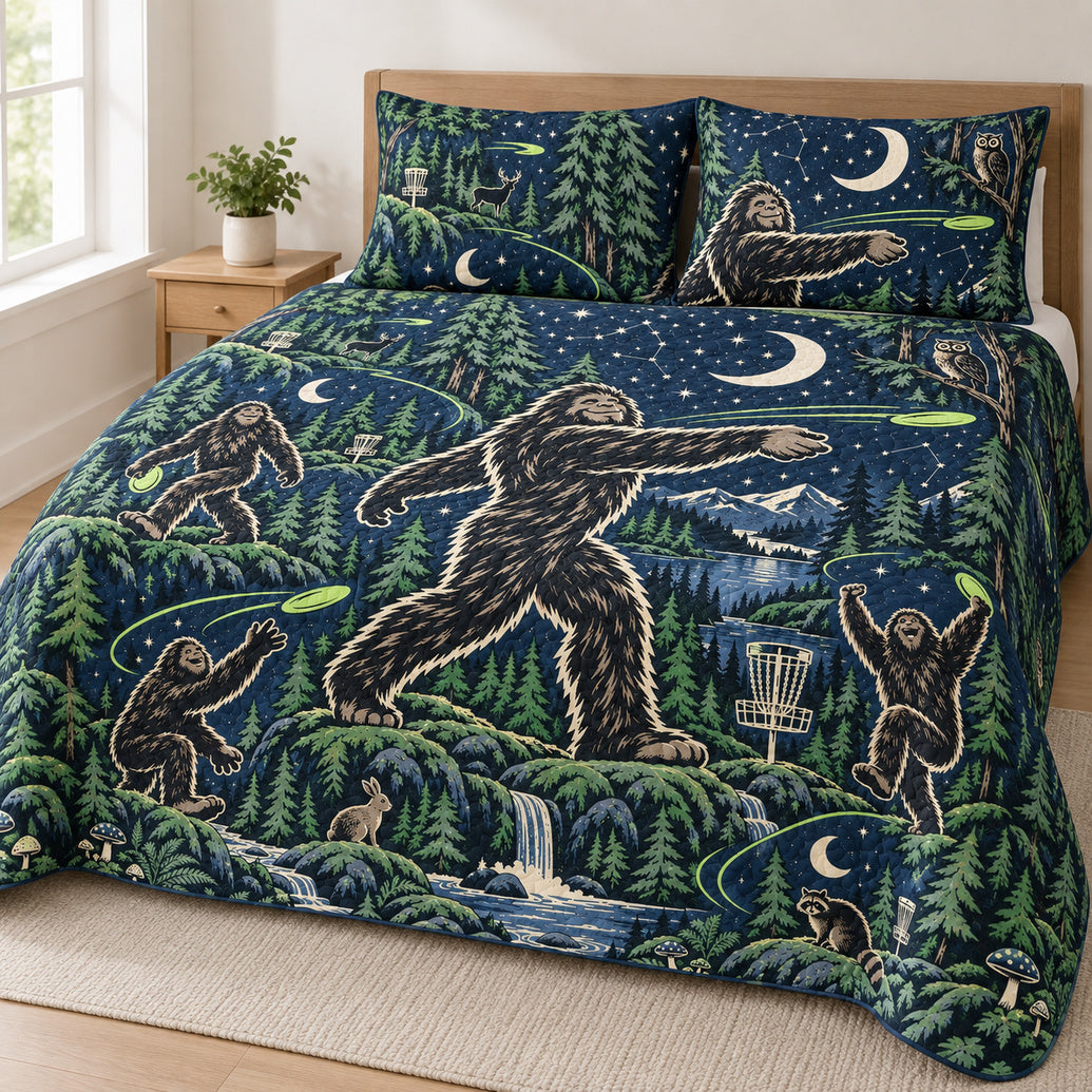 Moonlit Fairway Folklore Bedding Set