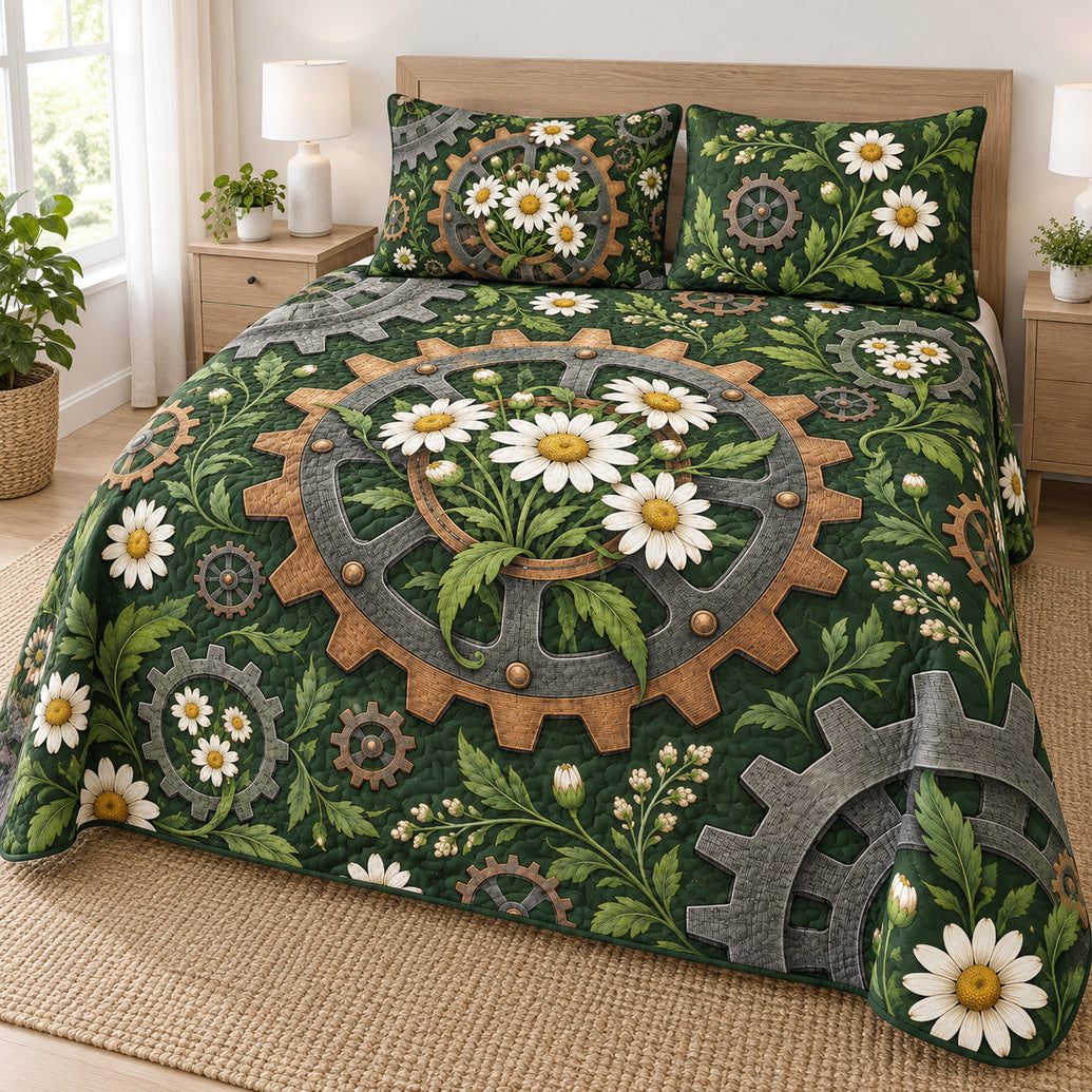 Mosswheel Daisy Conservatory Bedding Set