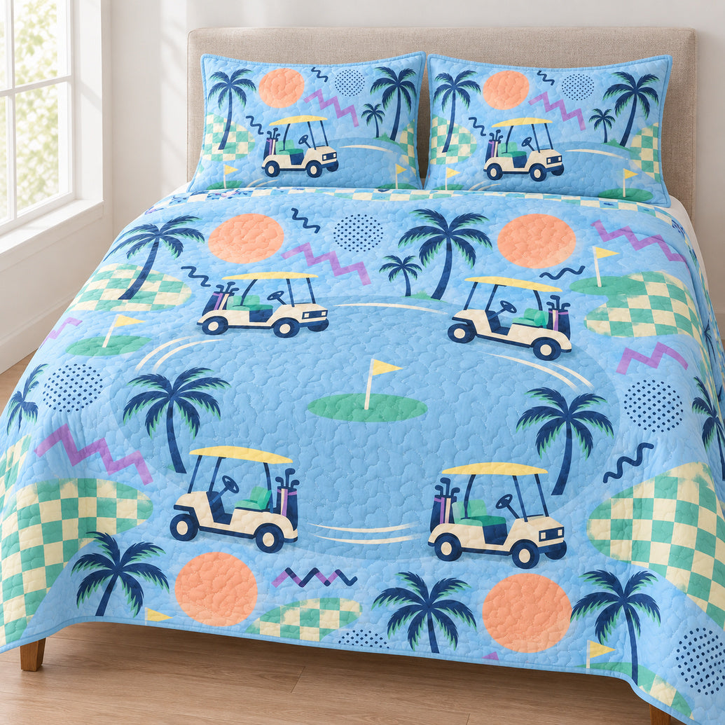 Memory Lane Cart Parade Bedding Set