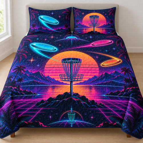 Afterglow Flight Grid Bedding Set