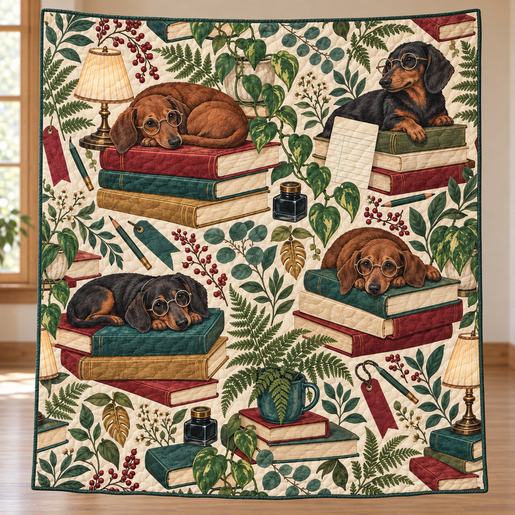 Longdog Reading Nook Quilt Blanket