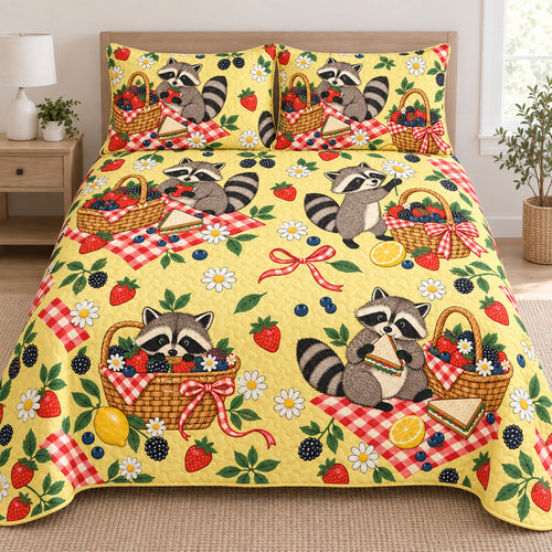 Berry Basket Bandits Bedding Set