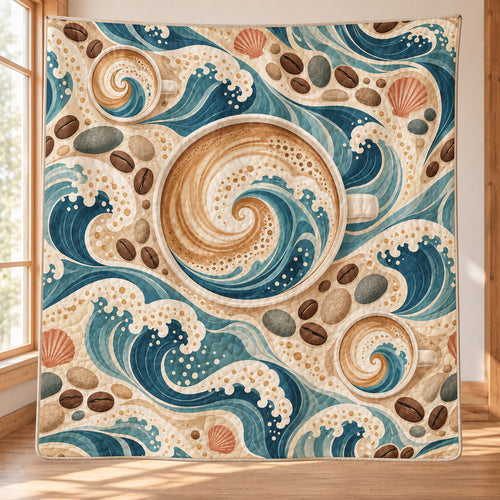 Foam Tide Atelier Quilt Blanket
