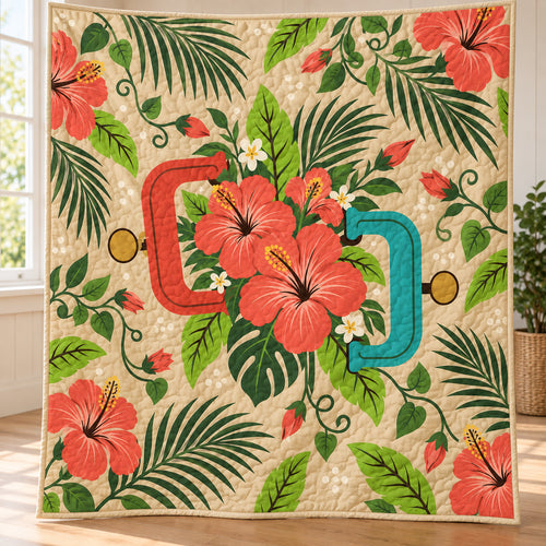 Clampflower Sunroom Quilt Blanket
