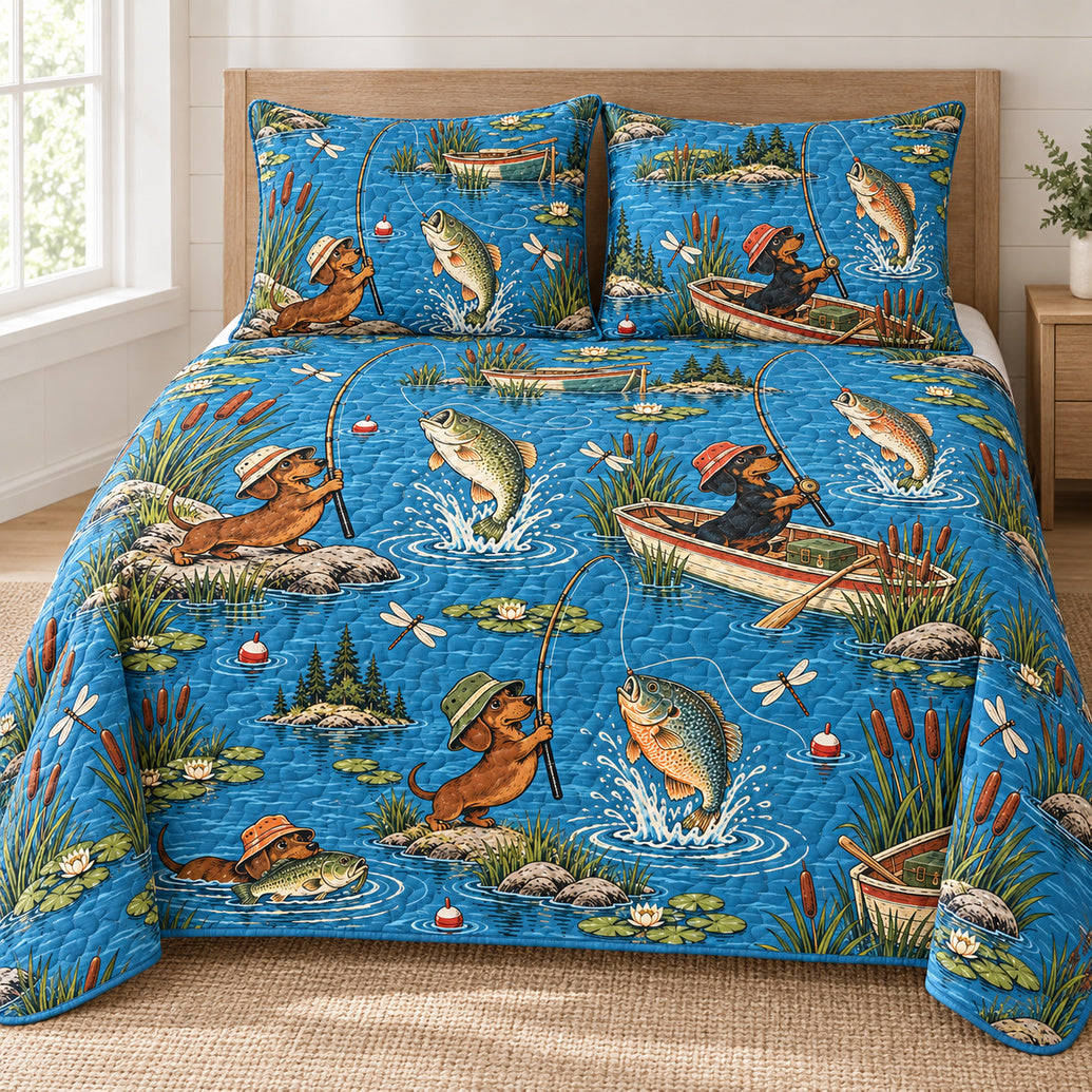 Little Angler, Big Catch Bedding Set