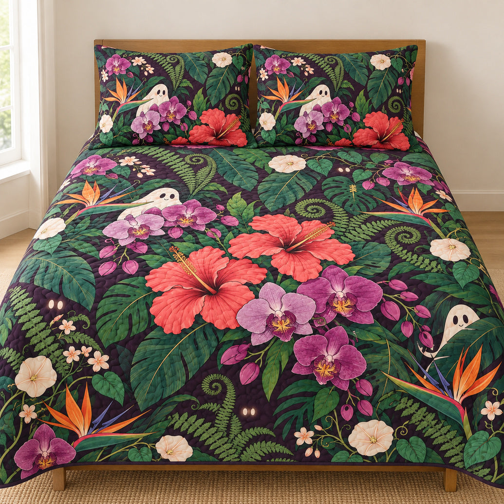 Orchid Apparition Canopy Bedding Set