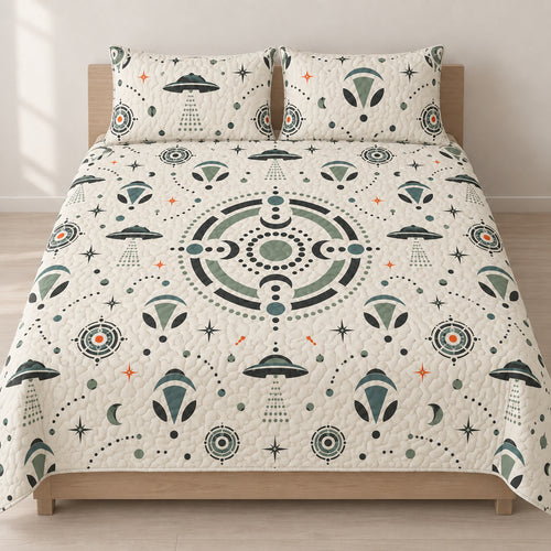 Crop Circle Visitors Bedding Set
