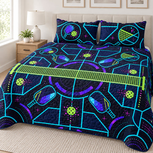 Neon Net Vector Bedding Set