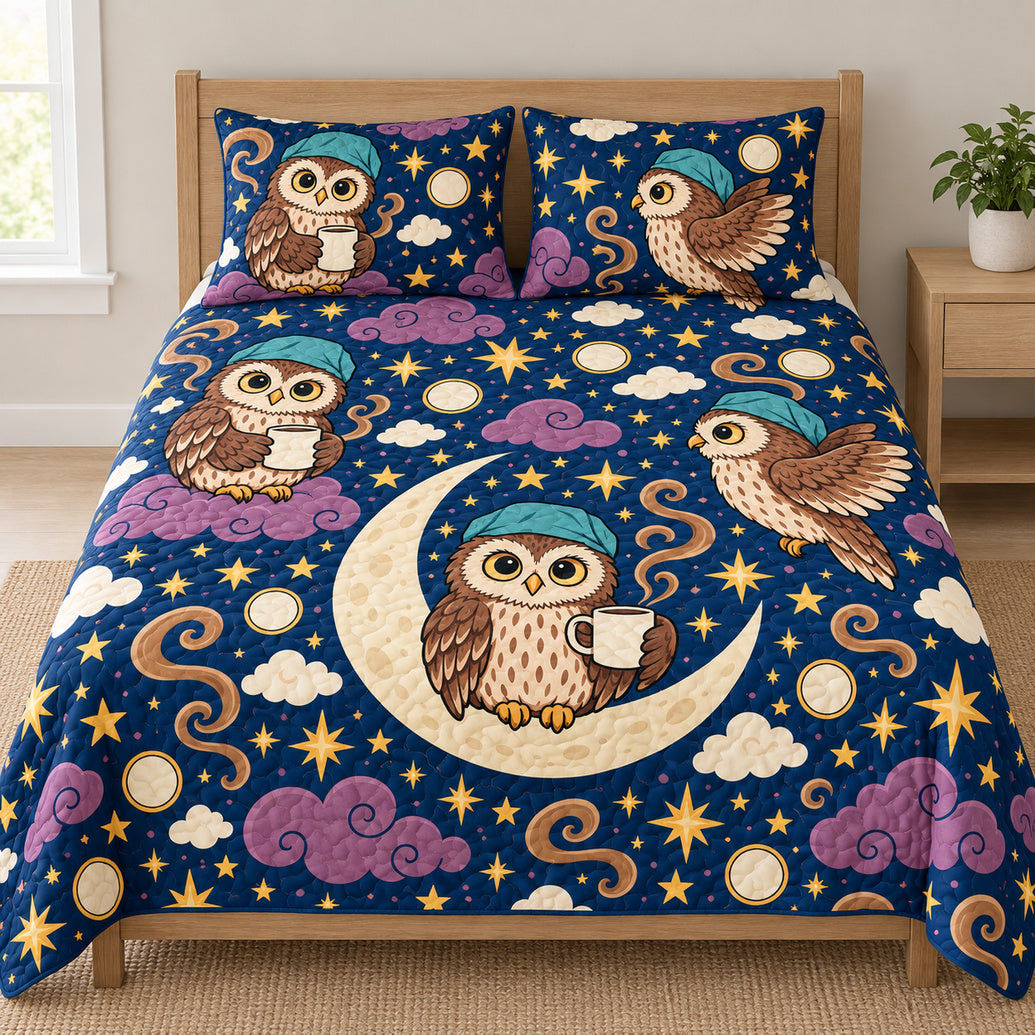 Owl Be Up All Night Bedding Set